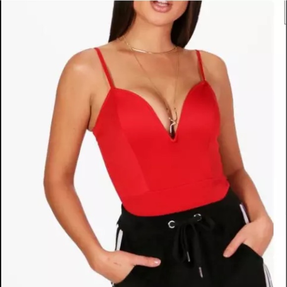 *Boohoo* Night BNWT Body Suit ♥️ Maddie Plunge ♥️ - Picture 2 of 10